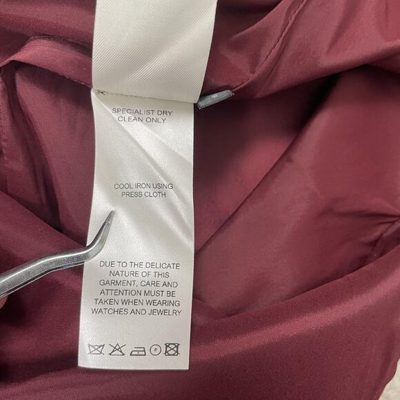 Elise Henri Dress Womens Small Wool Blend Sheath Midi 3/4 Sleeve Elegant Formal - Picture 6 of 10